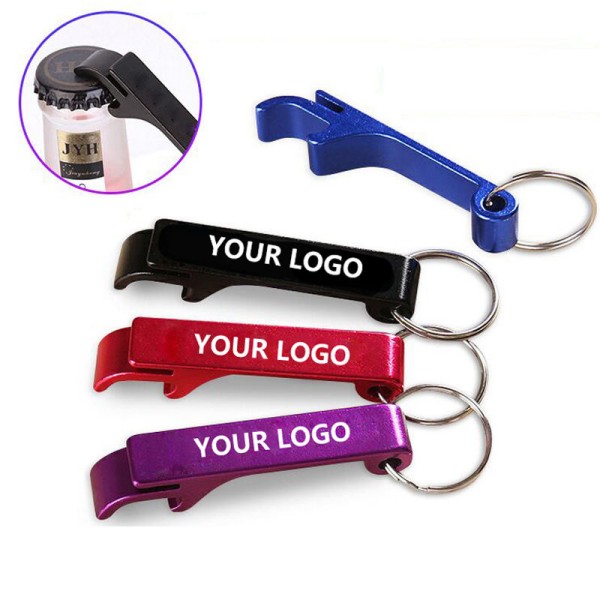 Custom Bottle Opener Wristlet Keychain
