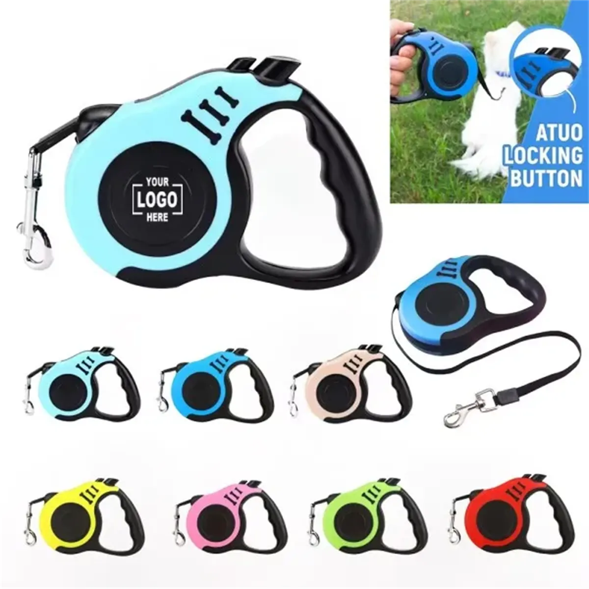 Custom Retractable Dog Leash