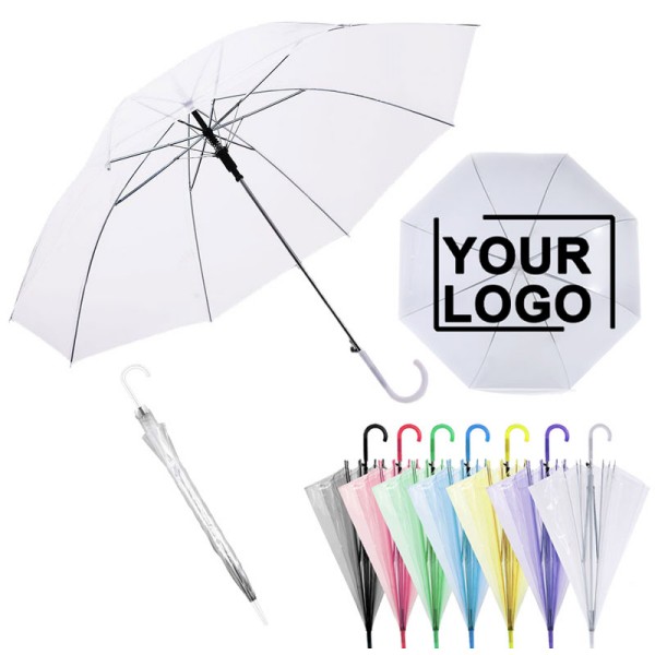 Custom Transparent Logo Umbrella