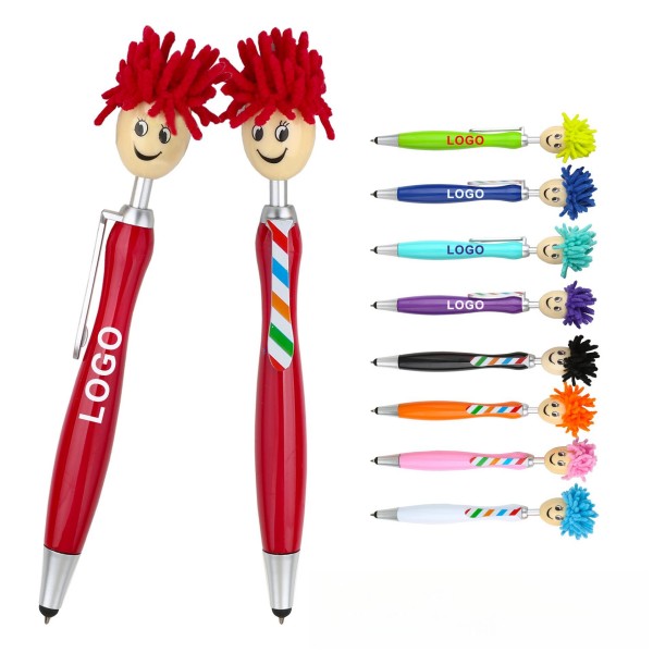 Custom Mop-Top Stylus Pen