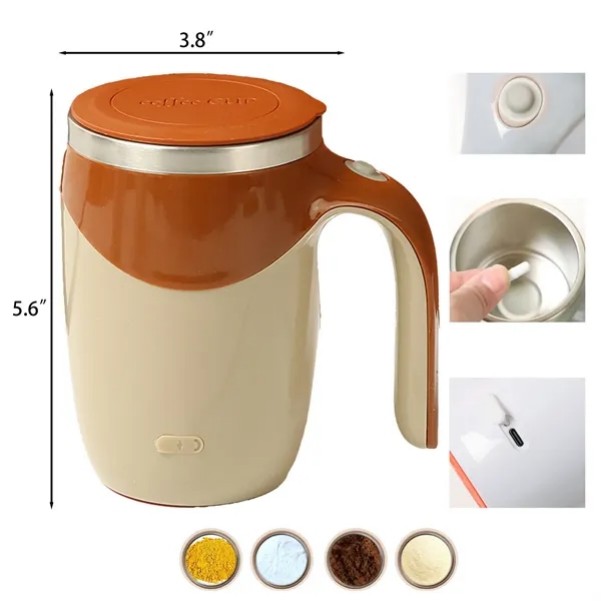 Custom Electric Stirring Mug detail 2