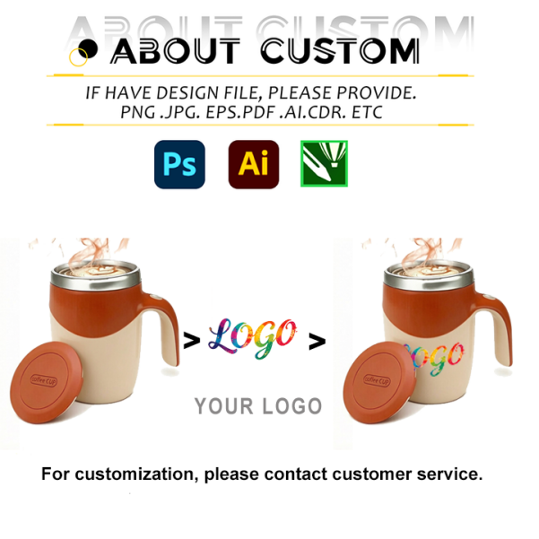Custom Electric Stirring Mug detail 3