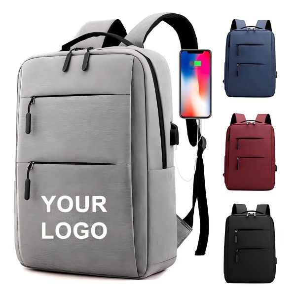 Custom USB Charging Laptop Backpack