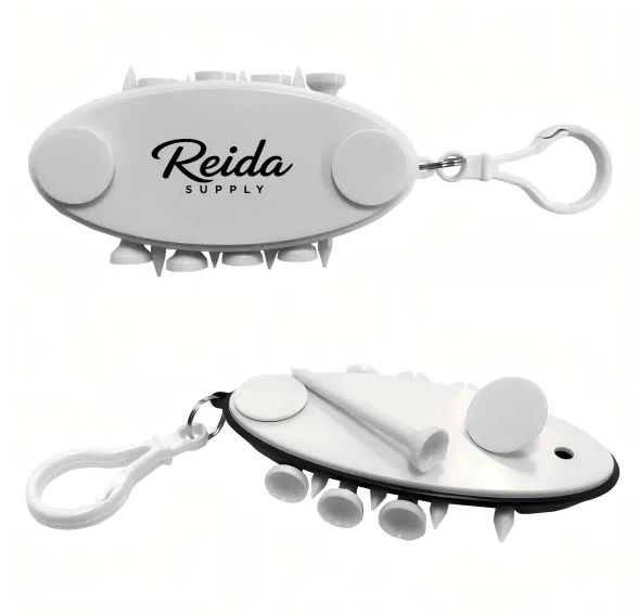 Custom Golf Tee Caddy Keychain