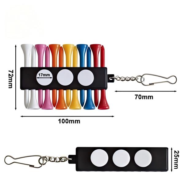 Custom Golf Tee and Ball Marker Holder detail 2
