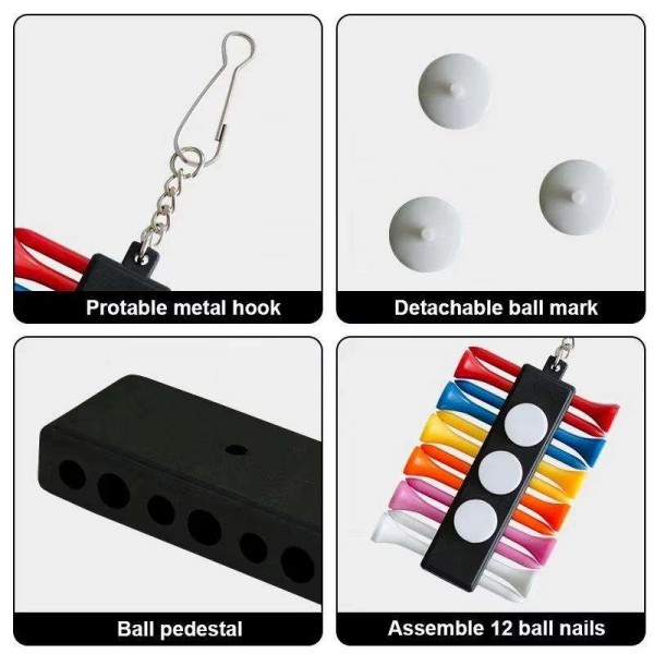 Custom Golf Tee and Ball Marker Holder detail 4
