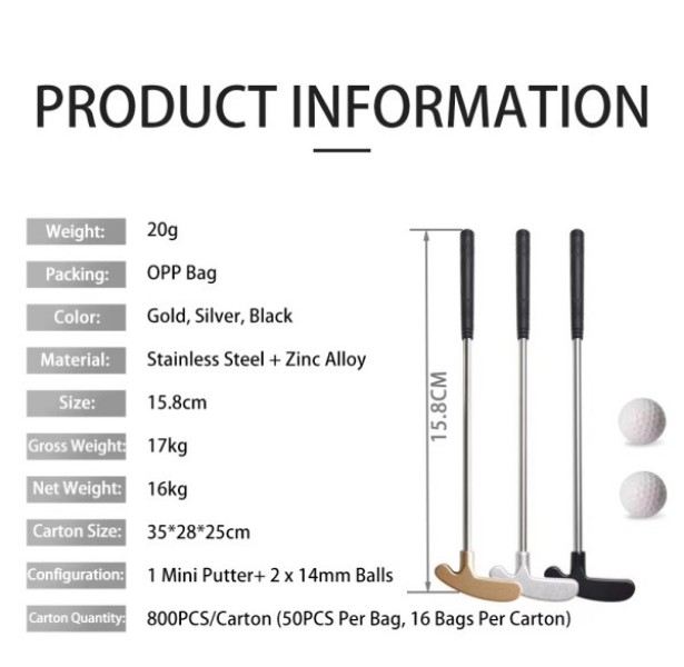 Custom Mini Golf Putter Set detail 3