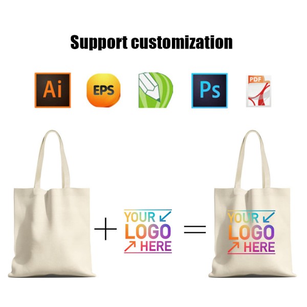 Custom Cotton Canvas Tote Bag detail 3