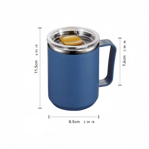 Custom Insulated Mug with Handle detail 1