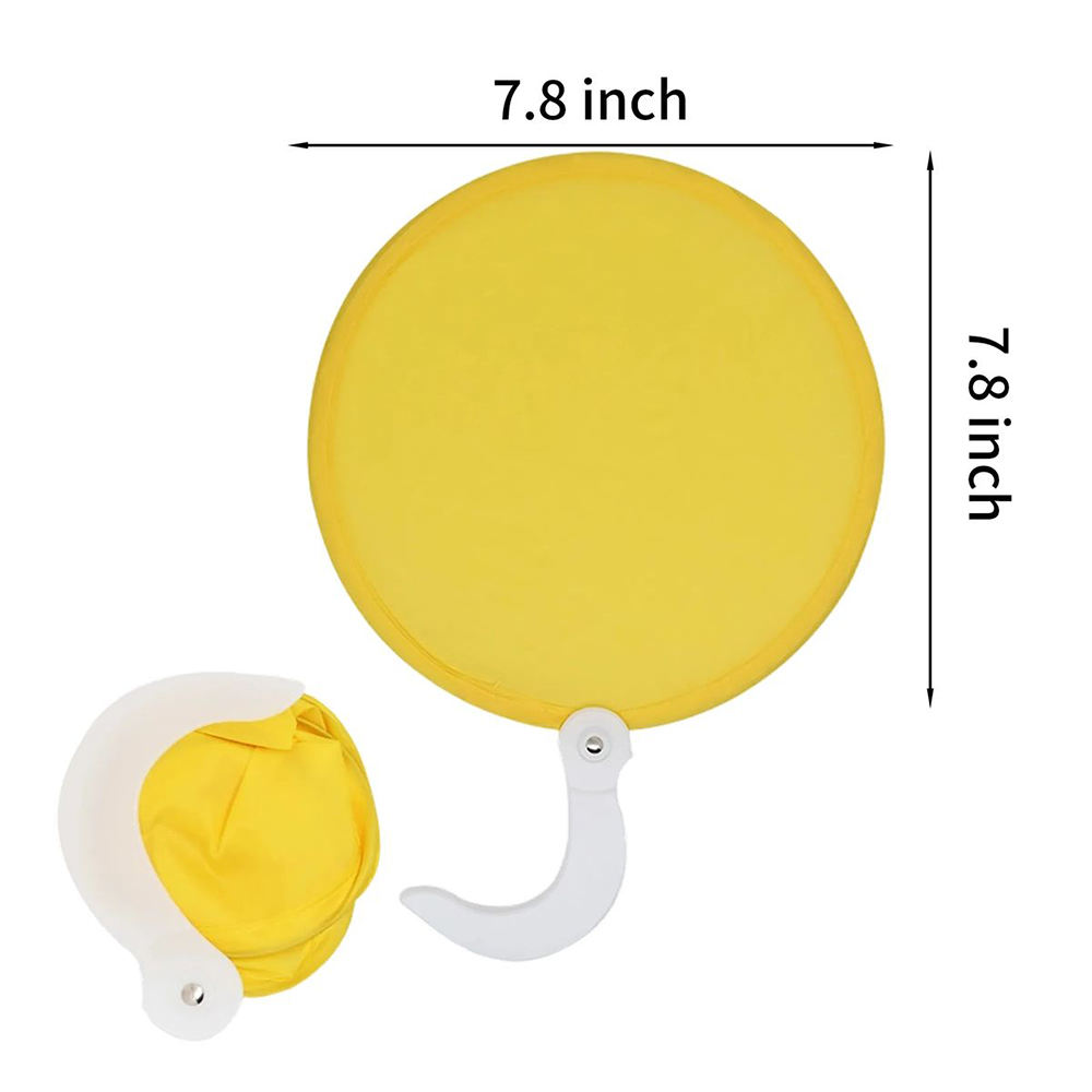 Custom Foldable Round Hand Fan detail 5