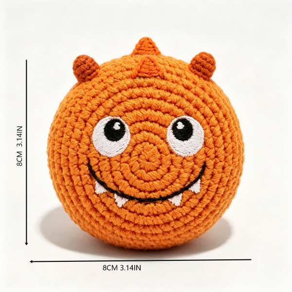 Dinosaur hacky sack size reference