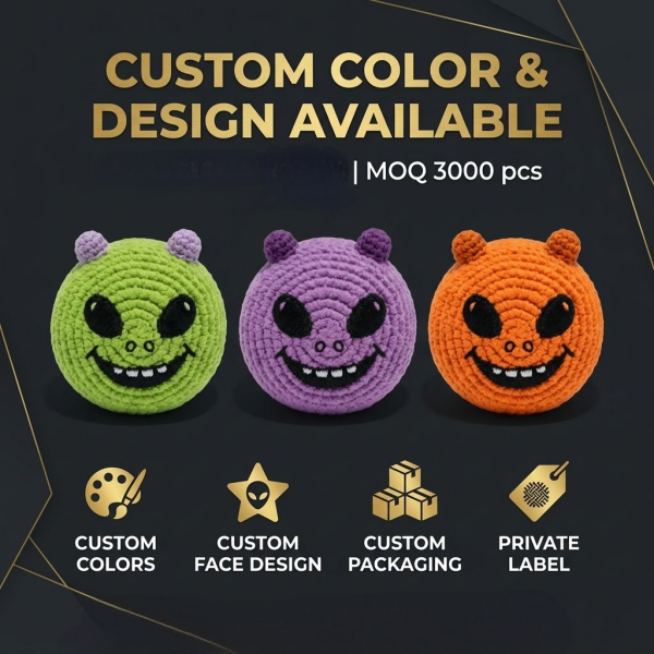 Alien hacky sack customization options