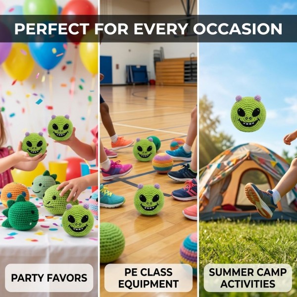 Alien hacky sack promotional use cases