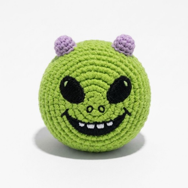 Custom Crocheted Alien Hacky Sack