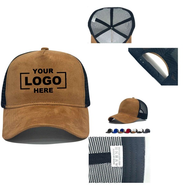 Custom Two-Tone Mesh Trucker Cap