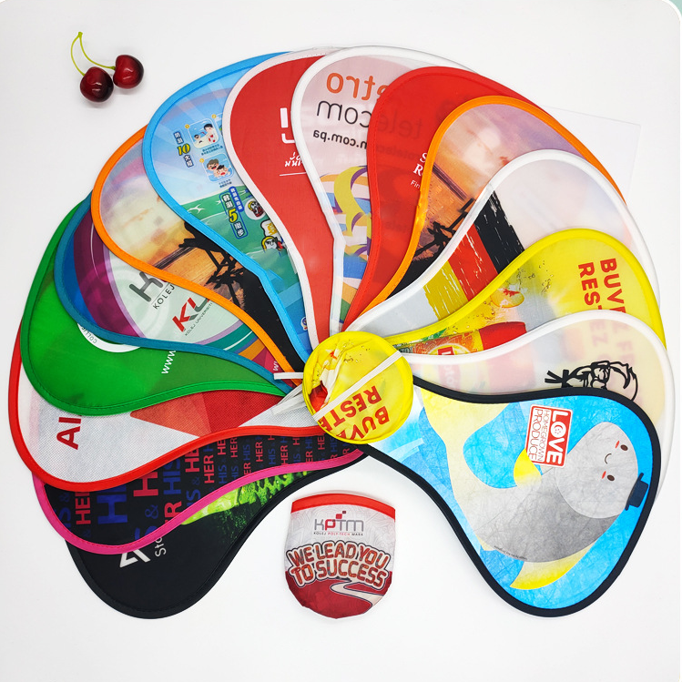 Custom Foldable Paddle Hand Fan detail 2