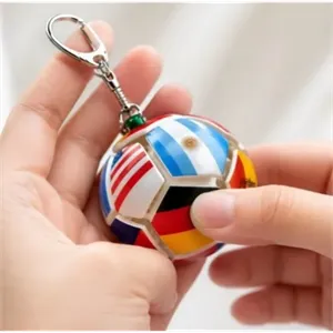 Custom Mini Soccer Ball Keychain detail 2