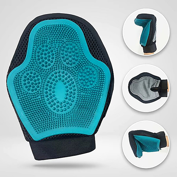 Custom Silicone Pet Grooming Glove detail 5