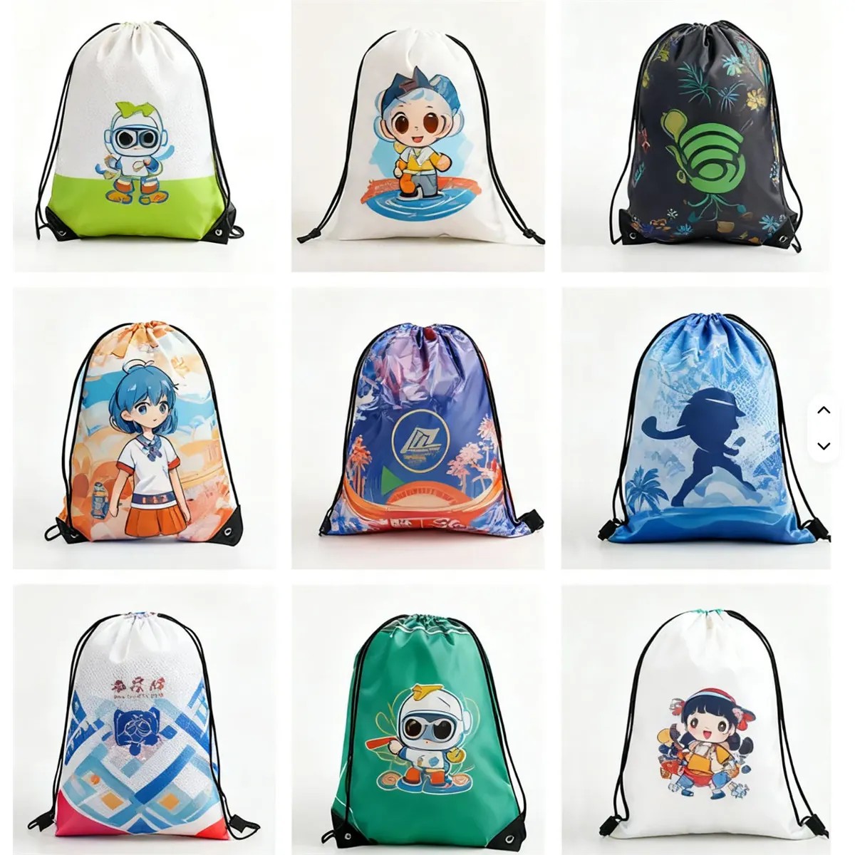 Custom Promotional Drawstring Backpack detail 3