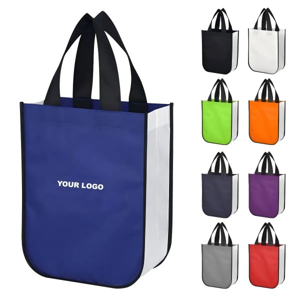 Custom Two-Tone Promotional Tote Bag