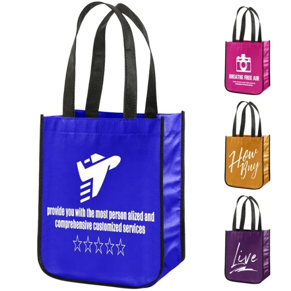 Custom Two-Tone Promotional Tote Bag detail 3