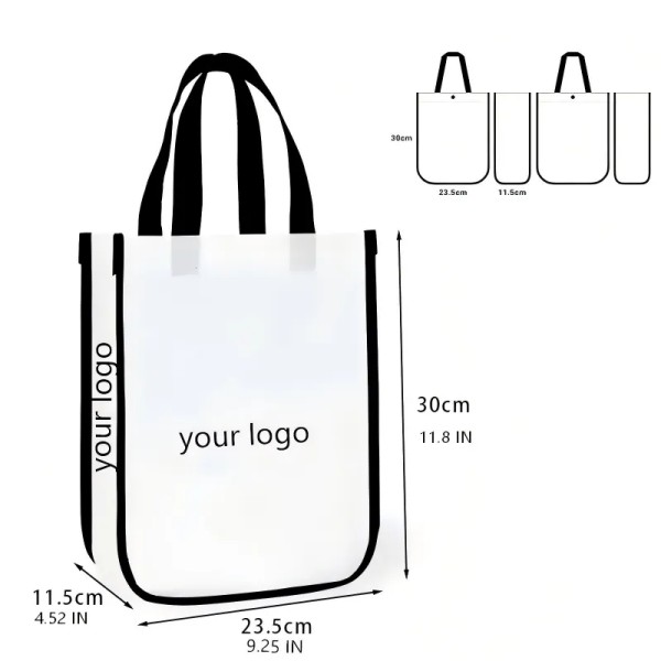 Custom Two-Tone Promotional Tote Bag detail 4