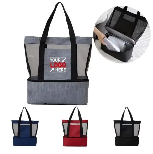 Custom Mesh Cooler Tote Bag