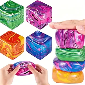 Custom Marbled Squishy Cube