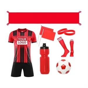 Custom Striped Soccer Uniform Team Set