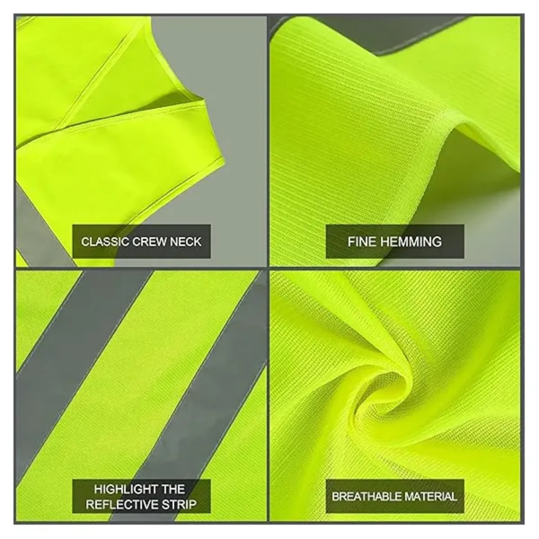 Custom High-Visibility Reflective Safety Vest detail 5