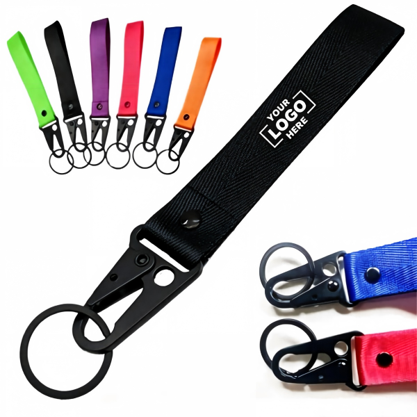 Custom Wristlet Keychain with Snap Hook