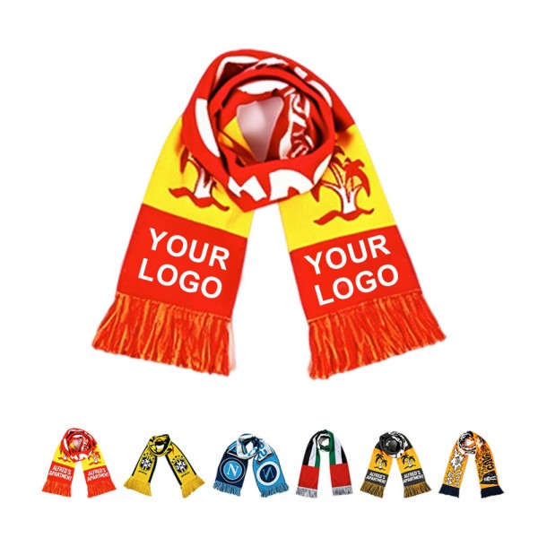 Custom Knitted Fan Scarf