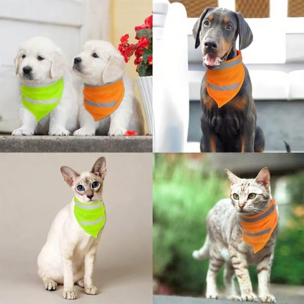Custom Reflective Pet Bandana detail 2