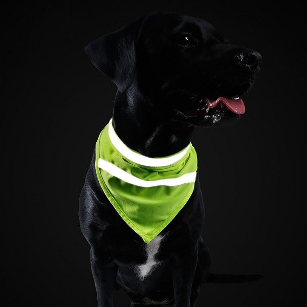 Custom Reflective Pet Bandana detail 4