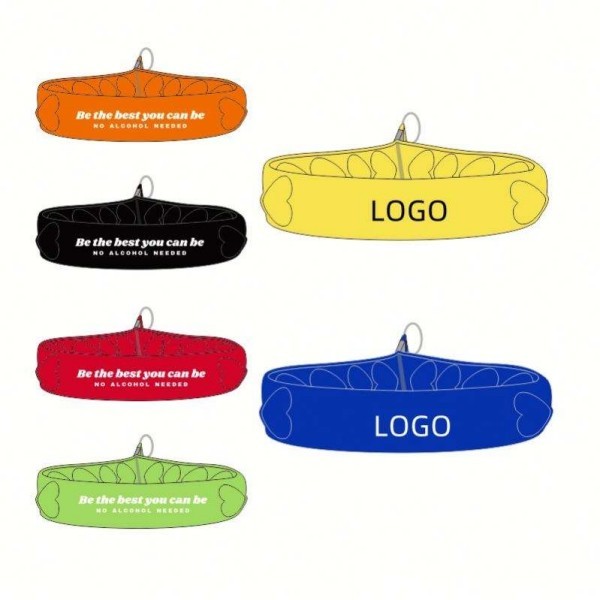 Custom Silicone Wristband Keychain detail 1