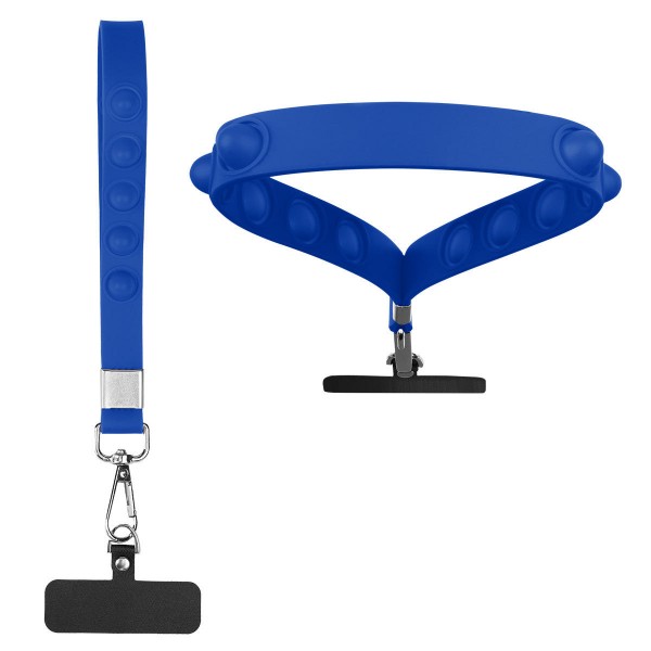 Custom Silicone Wrist Lanyard with Phone Tether detail 1