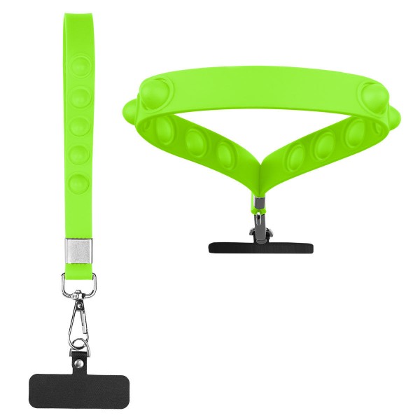 Custom Silicone Wrist Lanyard with Phone Tether detail 3
