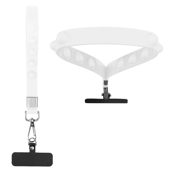 Custom Silicone Wrist Lanyard with Phone Tether detail 4