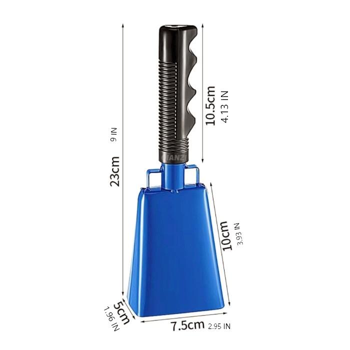 Custom Handheld Cowbell Noisemaker detail 1