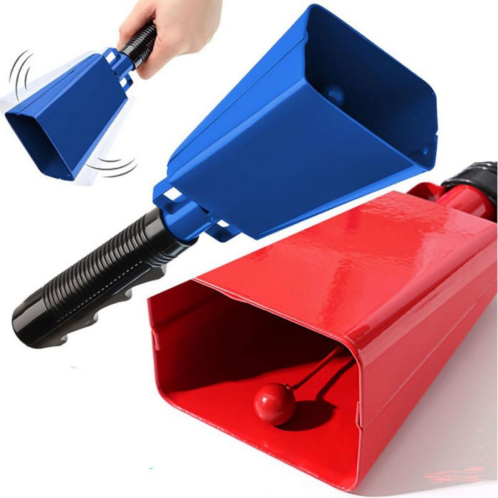 Custom Handheld Cowbell Noisemaker detail 2
