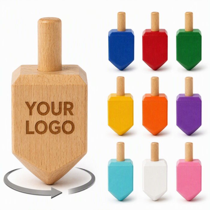 Custom Wooden Dreidel