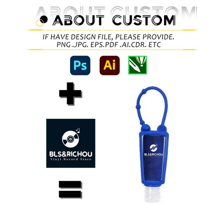 Custom Clip-On Refillable Hand Sanitizer Bottle