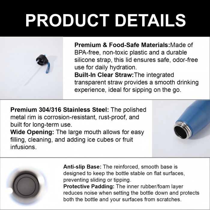 Custom Stainless Steel Sports Bottle detail 3
